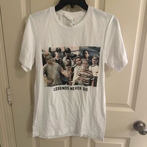 White Graphic Kids T-Shirt